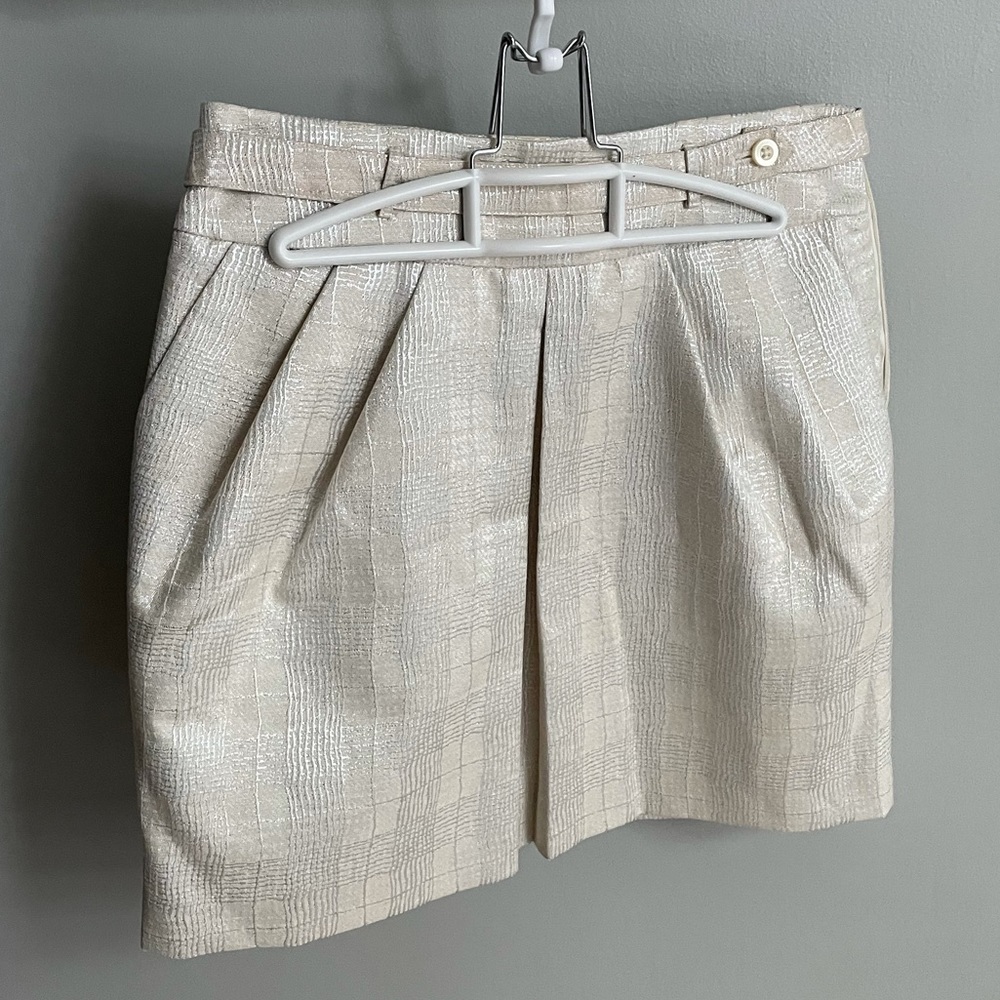Club Monaco Metallic Skirt